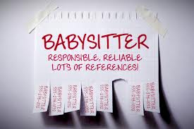 babysitter listing